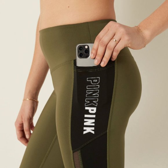 PINK ULTIMATE V HIGH WAIST 7/8 LEGGING WITH MESH - Picture 5 of 5